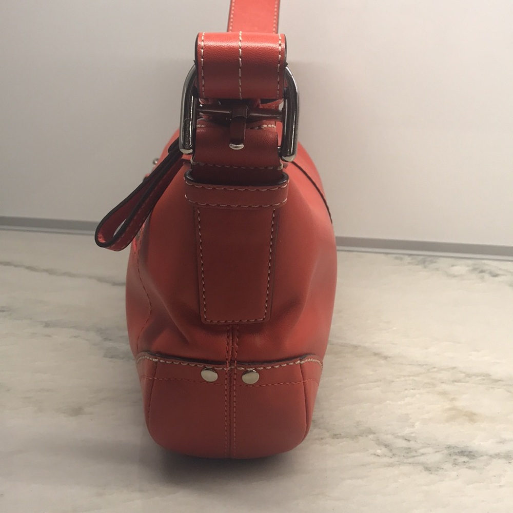 Coach New York East West Salmon colored Satchel - Picture 8 of 10